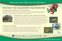 Schautafel alte Obstsorten, RESOPLAN